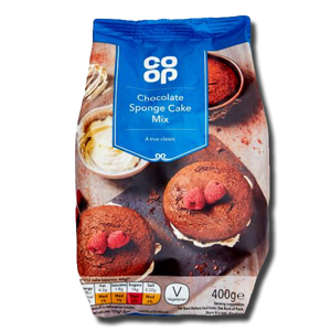 Coop Chocolate Sponge Cake Mix 400g