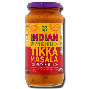 Coop Tikka Masala Curry Sauce 450g