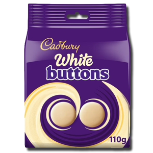 Cadbury White Buttons 110g Cadbury White Buttons 110g