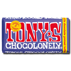 Tony's Chocolonely Dark Chocolate 42% Pretzel Toffee 180g