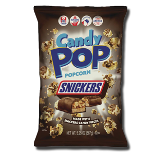 Snax Sational Candy Popcorn Snickers 149g Snax Sational Candy Popcorn Snickers 149g