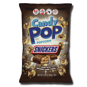 Snax Sational Candy Popcorn Snickers 149g