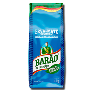 Barão Erva Mate Chimarrão Sem Adição de Açucar - Moída Grossa 1Kg