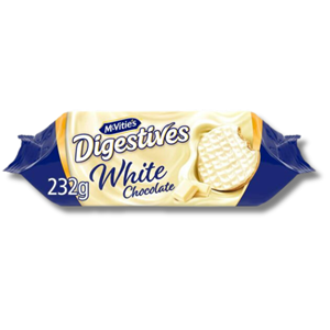 McVitie's Digestives White Chocolate 232g