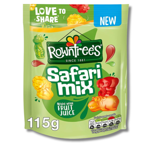 Rowntree's Safari Mix Sweets 115g Rowntree's Safari Mix Sweets 115g