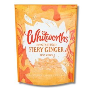 Whitworths Crystallised Fiery Ginger 175g