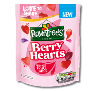 Rowntree's Berry Hearts Sweets 115g