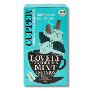 Cupper Lovely Liquorice and Mint Infusion Tea 20' 40g