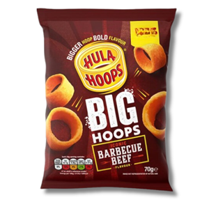 Hula Hoops Big Hoops BBQ Beef 70g