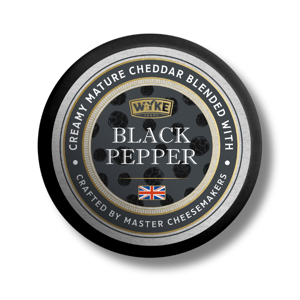 Wyke Farms Cheddar Creamy Mature Black Pepper 100g Wyke Farms Cheddar Creamy Mature Black Pepper 100g