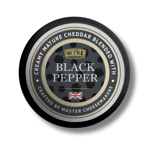 Wyke Farms Cheddar Creamy Mature Black Pepper 100g