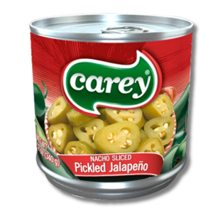 Carey Pickled Jalapeno Nacho Sliced 340g Carey Pickled Jalapeno Nacho Sliced 340g
