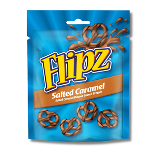 Flipz Pretzels Salted Caramel Coated 90g