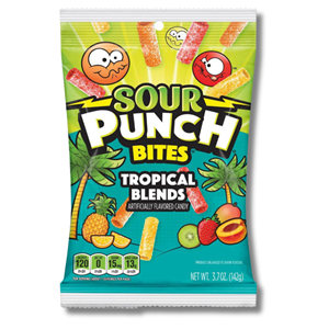 Sour Punch Bites Tropical Blends 142g