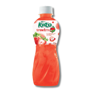 Kato Strawberry Juice With Nata De Coco 320ml Kato Strawberry Juice With Nata De Coco 320ml