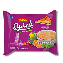 Wai Wai Quick Instant Noodle Chicken Pizza Flavour 75g