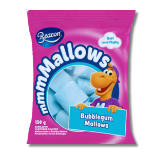 Beacon Mallows Bubblegum 150g Beacon Mallows Bubblegum 150g