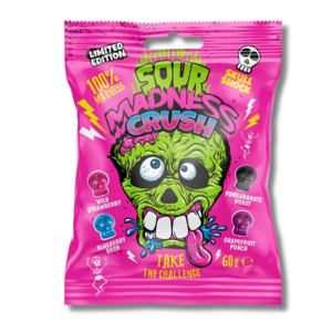 Sour Madness Take The Challenge Skull Shock Sour Pink 60g