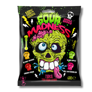 Sour Madness Take The Challenge Lollipops Extreme Sour 10's 100g Sour Madness Take The Challenge Lollipops Extreme Sour 10's 100g