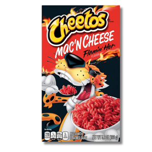 Cheetos Mac 'n Cheese Flaming Hot Flavor 160g Cheetos Mac 'n Cheese Flaming Hot Flavor 160g