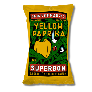Superbon Chips de Madrid Yellow Paprika 135g Superbon Chips de Madrid Yellow Paprika 135g