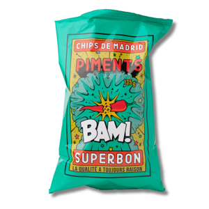 Superbon Chips de Madrid Piments 135g Superbon Chips de Madrid Piments 135g