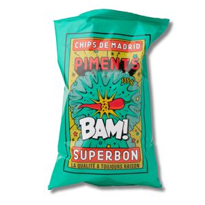 Superbon Chips de Madrid Piments 135g