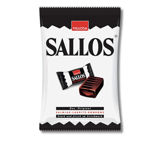 Villosa Sallos Schwarzweich Klassik Soft Liquorice 200g