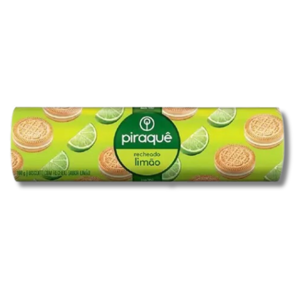 Piraquê Bolacha com Recheio de Limão 160g Piraquê Bolacha com Recheio de Limão 160g