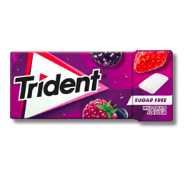 Trident Wild Fruits Sugar Free 14g