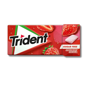 Trident Strawberry Sugar Free 14g