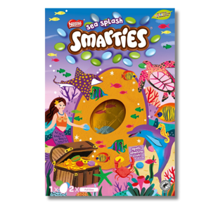 Smarties Sea Splash Milk Chocolate Large Easter Egg 226g