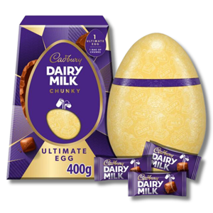 Cadbury Dairy Milk Chunky Ultimate Egg 400g