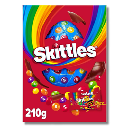 Skittles Milk Chocolate Egg with 2 Fruit Bag 210g