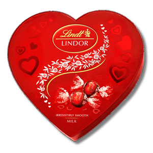 Lindt Lindor Heart Milk Chocolate Truffles 200g