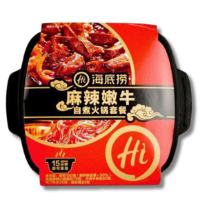 HaiDiLao Self Heating Beef Hot Pot Spicy Flavour 370g HaiDiLao Self Heating Beef Hot Pot Spicy Flavour 370g