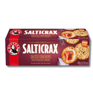 Bakers Salticrax Roasted Onion Salted Crackers 200g