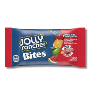 Jolly Rancher Bites Cherry, Orange, Watermelon & green Apple 51g Jolly Rancher Bites Cherry, Orange, Watermelon & green Apple 51g