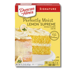 Ducan Hines Moist Lemon Supreme 432g