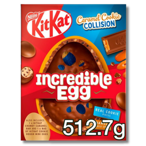 Nestlé Kit Kat Caramel Cookie Collision Inclusion Egg 512.7g