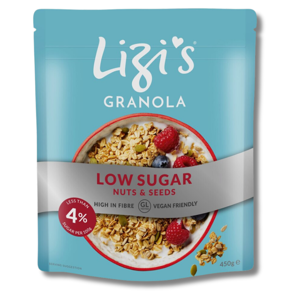 Lizi's Granola Low Sugar Nuts & Seeds 450g