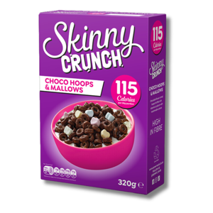 Skinny Crunch Choco Hoops & Mallows 320g