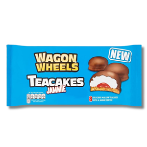 Burtons Wagon Wheels Teacakes Jammie 8 Pack 120g