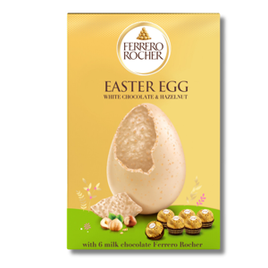 Ferrero Rocher White Chocolate Easter Egg With Ferrero Rocher 250g