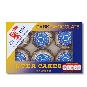 Tunnock's Dark Chocolate Tea Cakes 6 x 24g