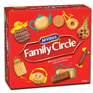Mcvitie`s Family Circle 620g Mcvitie`s Family Circle 620g