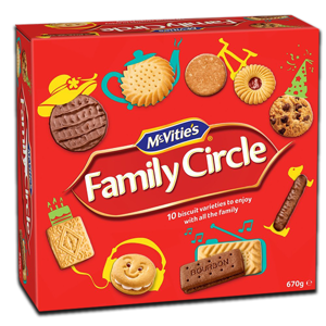 Mcvitie`s Family Circle 620g