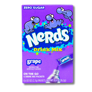 Wonka Nerds Grape 6' Drink Mix 16.2g