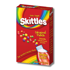 Skittles Original Punch 6' Drink Mix 15.5g Skittles Original Punch 6' Drink Mix 15.5g