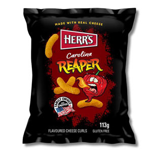 Herr's Carolina Reaper Cheese Curls 113g